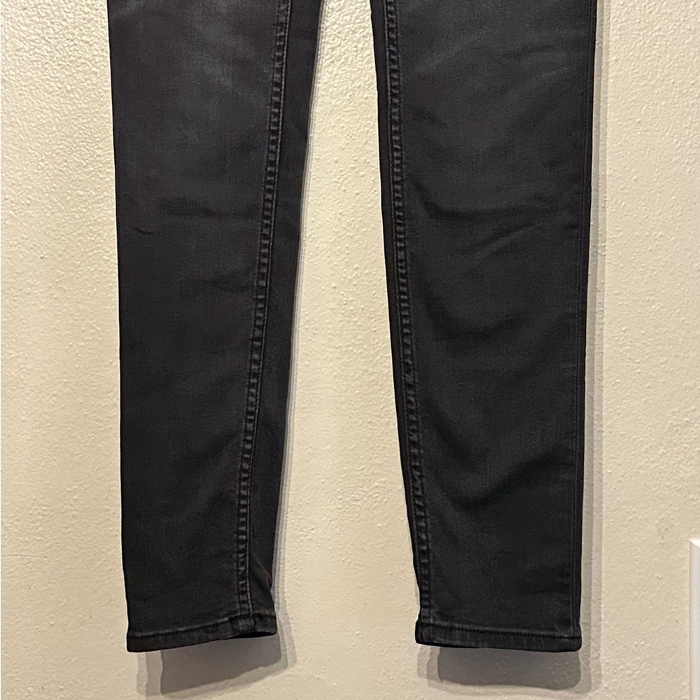 WHITE HOUSE BLACK MARKET  High Rise Skinny Jeans Black Size 2 - Picture 3 of 9